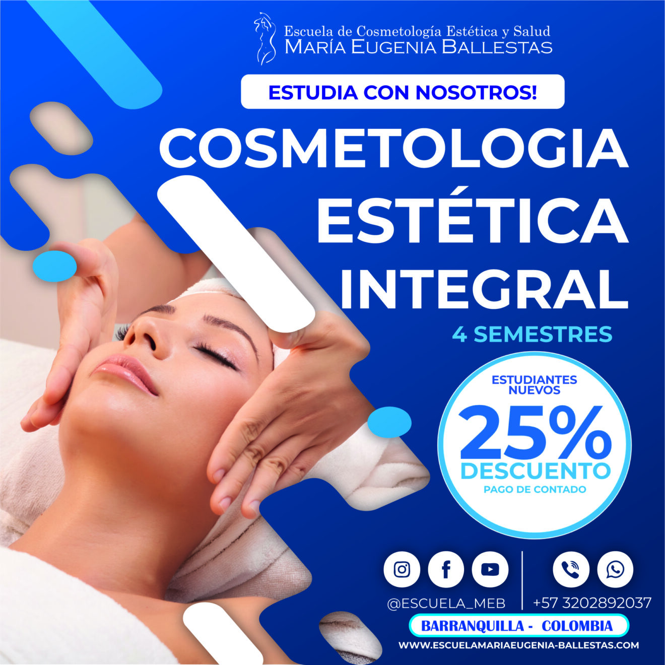 ESCUELA MARIA EUGENIA BALLESTAS – Cosmetología Estética Y Salud